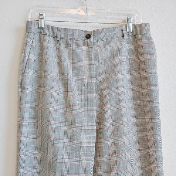 Pendleton Women's Virgin Wool Plaid Contemporary Career Pants Sz 10 - Picture 2 of 6